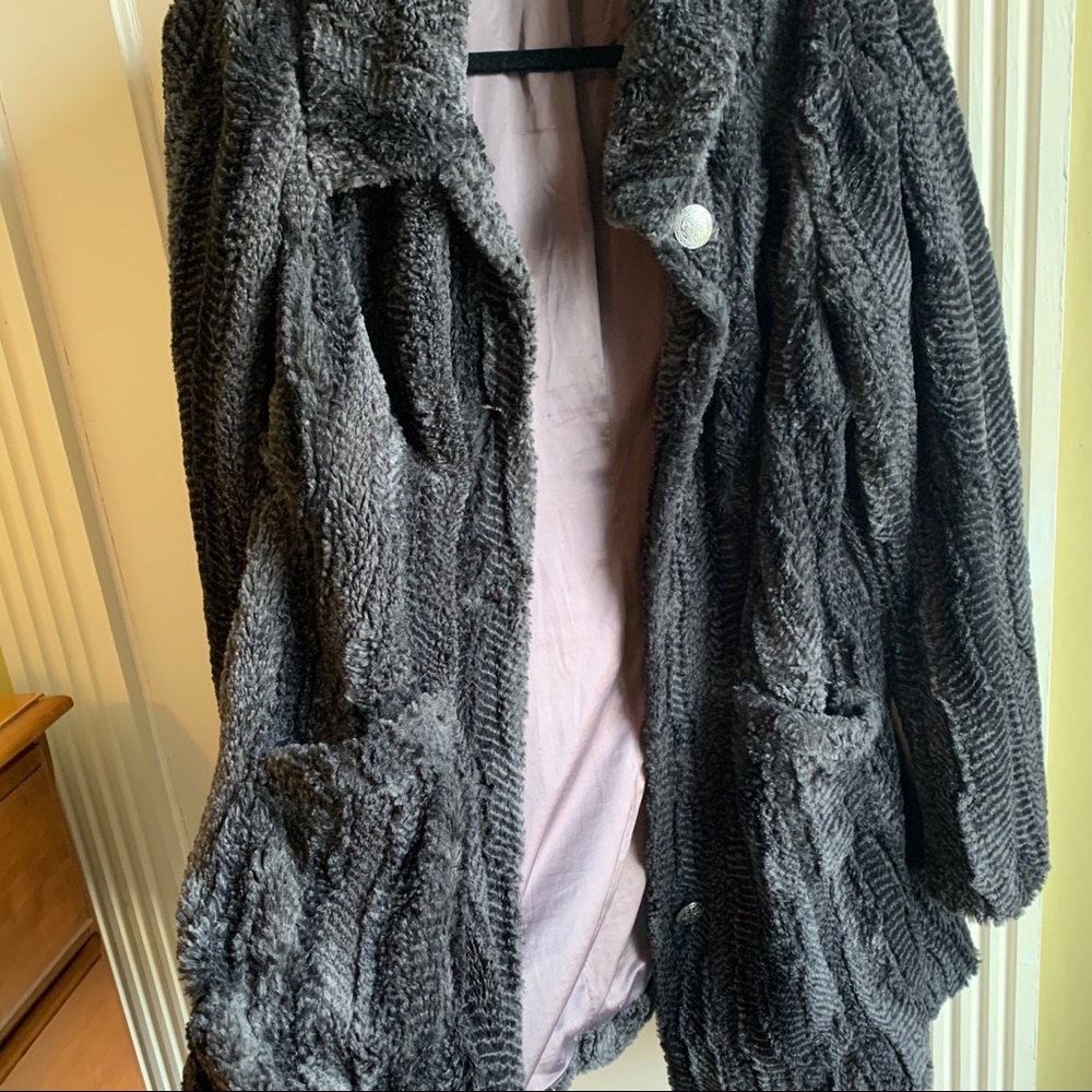 🐕‍🦺{Free People} Faux Fur Swing Jacket🌫 - Picture 4 of 8